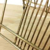 Vintage gold vinyl door, 1960