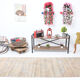 3x11 faded scandinavian vintage runner rug, 335x90cm