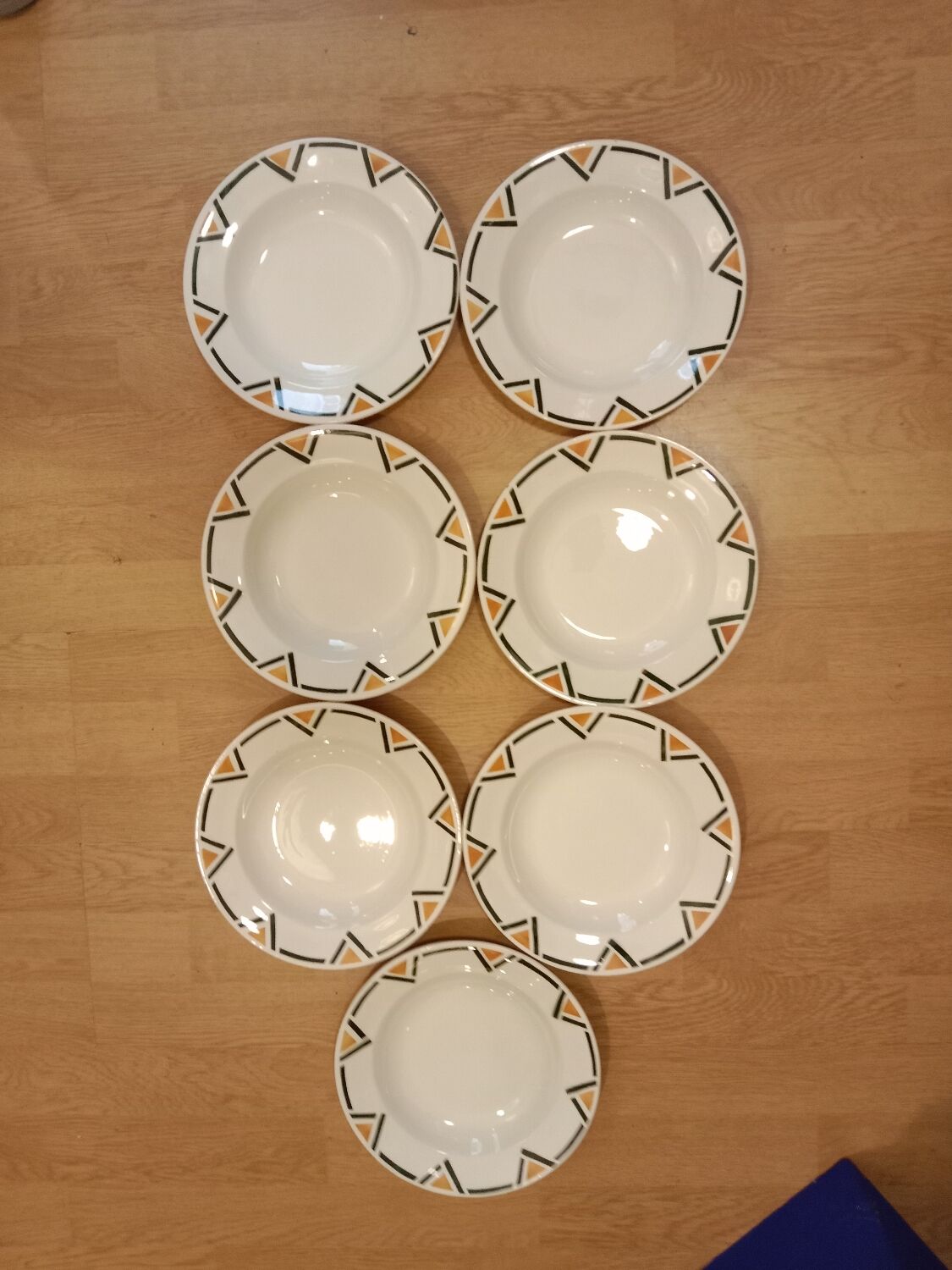 7 hollow plates Salins-Les-Bains