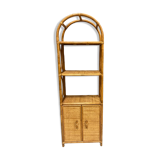 Rattan bookcase shelf