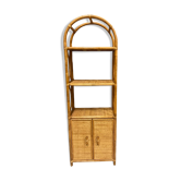 Rattan bookcase shelf