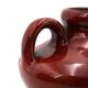 Vase à anses rouge sang de boeuf en céramique de Max Idlas, années 60