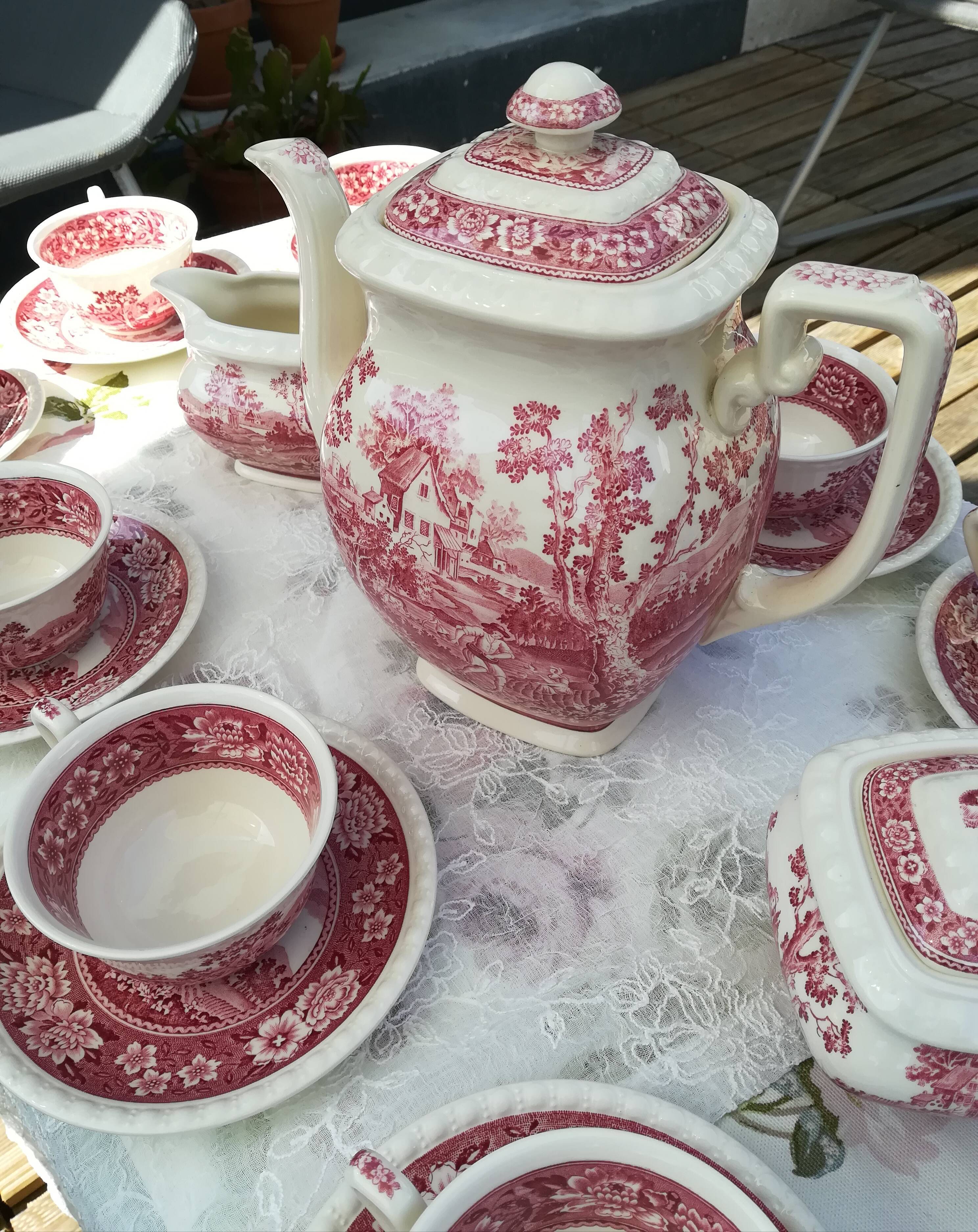 Service à café vintage modèle Rusticana Villeroy et Boch