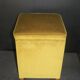 Pouf en velours vert vintage des années 60