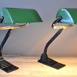 Pair of Art Deco desk lamps, 1930
