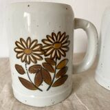 Pair of vintage beer mugs