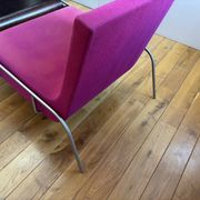 Paire fauteuils Tolozan – Éric Jourdan – Ligne Roset 2002 – structure alu