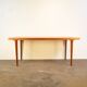 Coffee table, teak with mosaic, vintage from the 60s