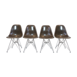 4 DSR chairs by Charles and Ray Eames, 1970/1980