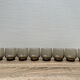 Eight smoked glass water glasses