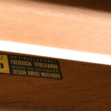 Børge Mogensen Sled Chairs BM-2254 and Stool 1960s