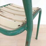 Set of 5 Tolix T2 chairs - rare color -