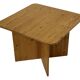 Vintage pine coffee table / side table in a minimalist organic design