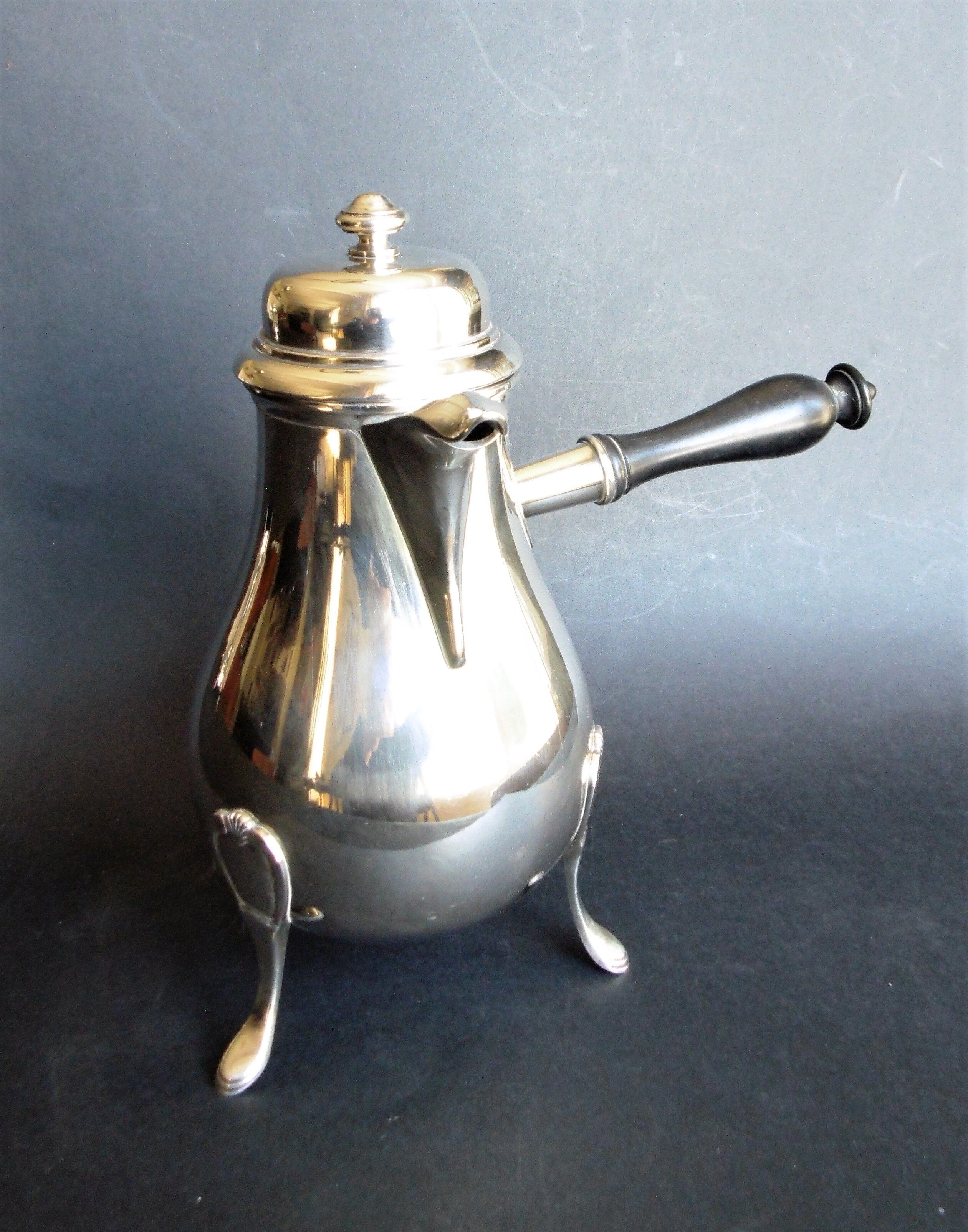 Silver metal chocolate maker