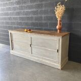 Old trade furniture with sliding door