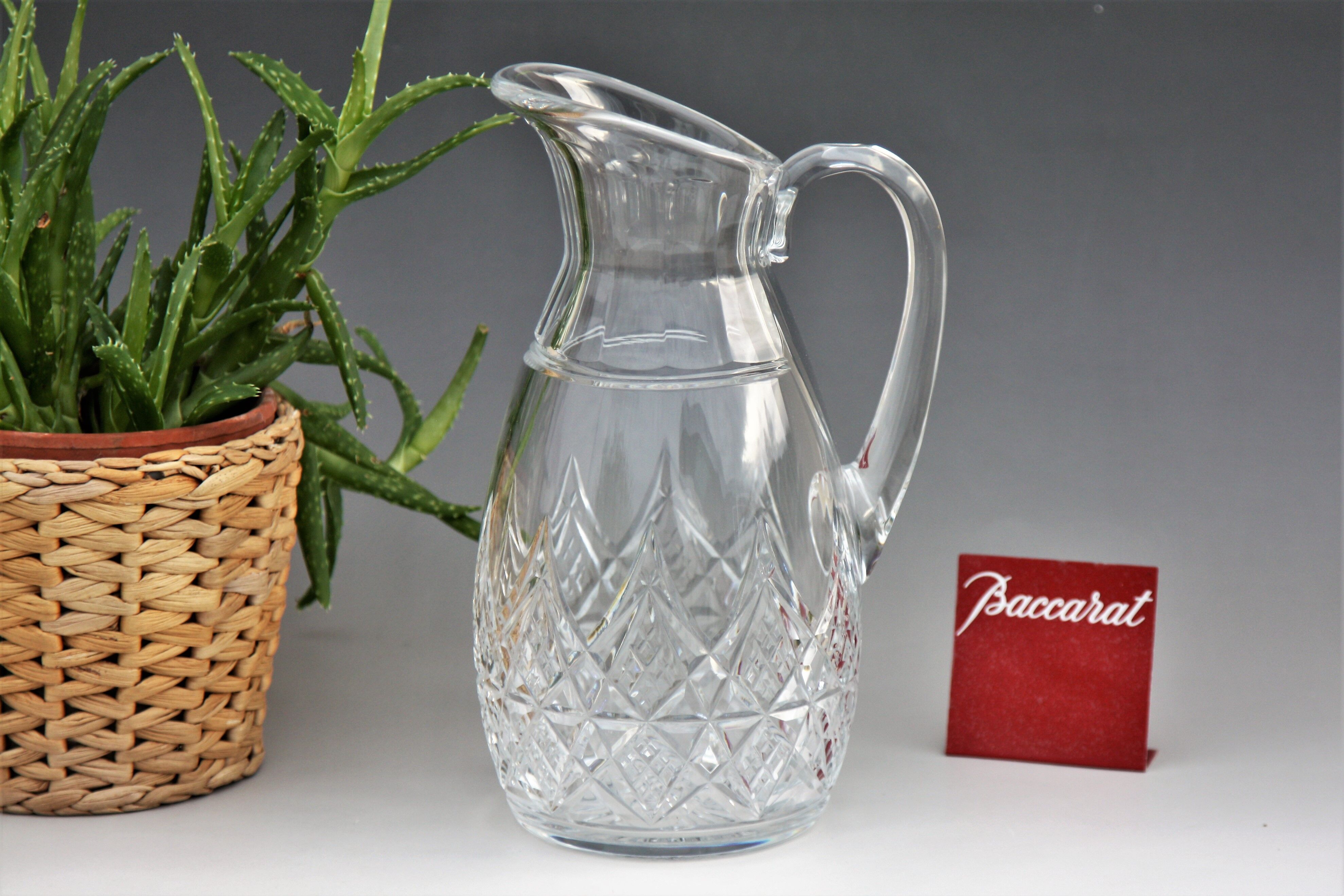 Crystal pitcher Baccarat model Colbert
