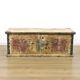 Antique Painted Folk art bridal chest