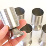 X6 stainless steel liqueur glasses