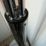 Floor lamp 5 branches inox base marble