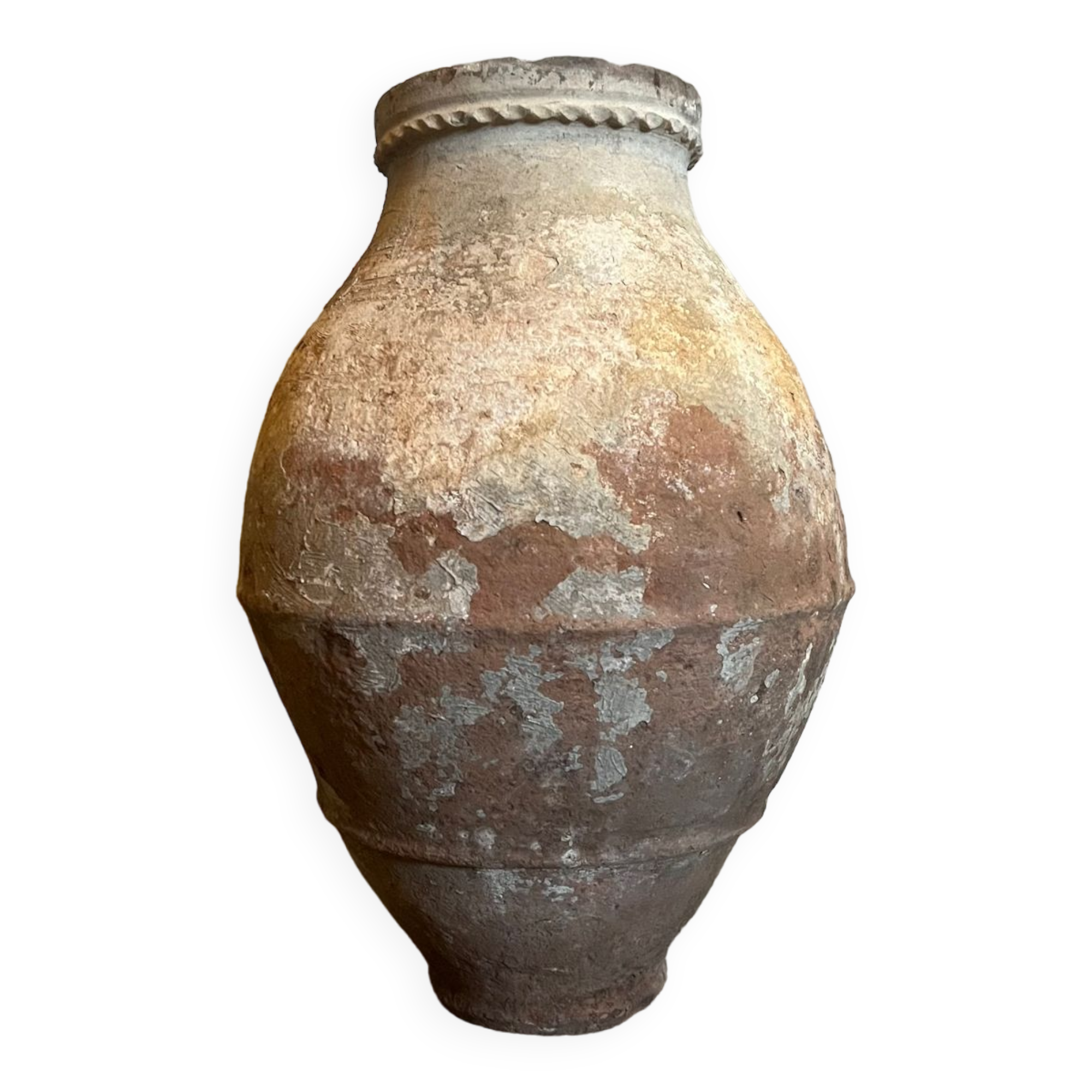 Old oil jar