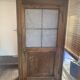 Antique tradesman's cupboard in walnut – mesh pantry – 19th century