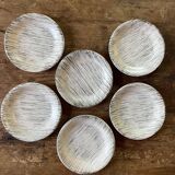 6 plates "Bazas" Salins