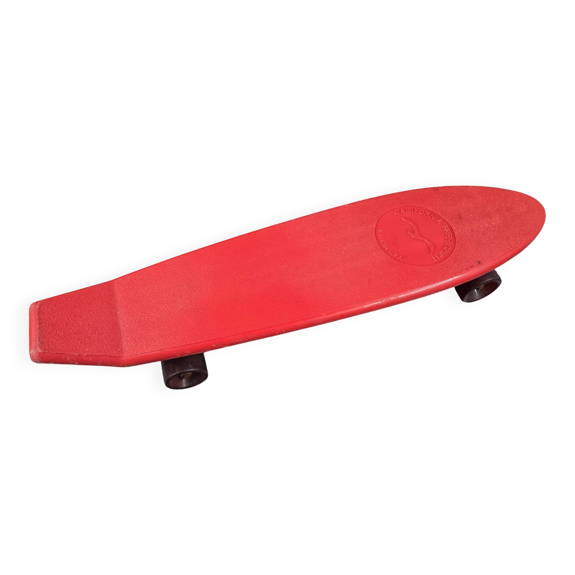 Vintage Skateboard "California Free Spirit" — Plastic Skate / Cruise