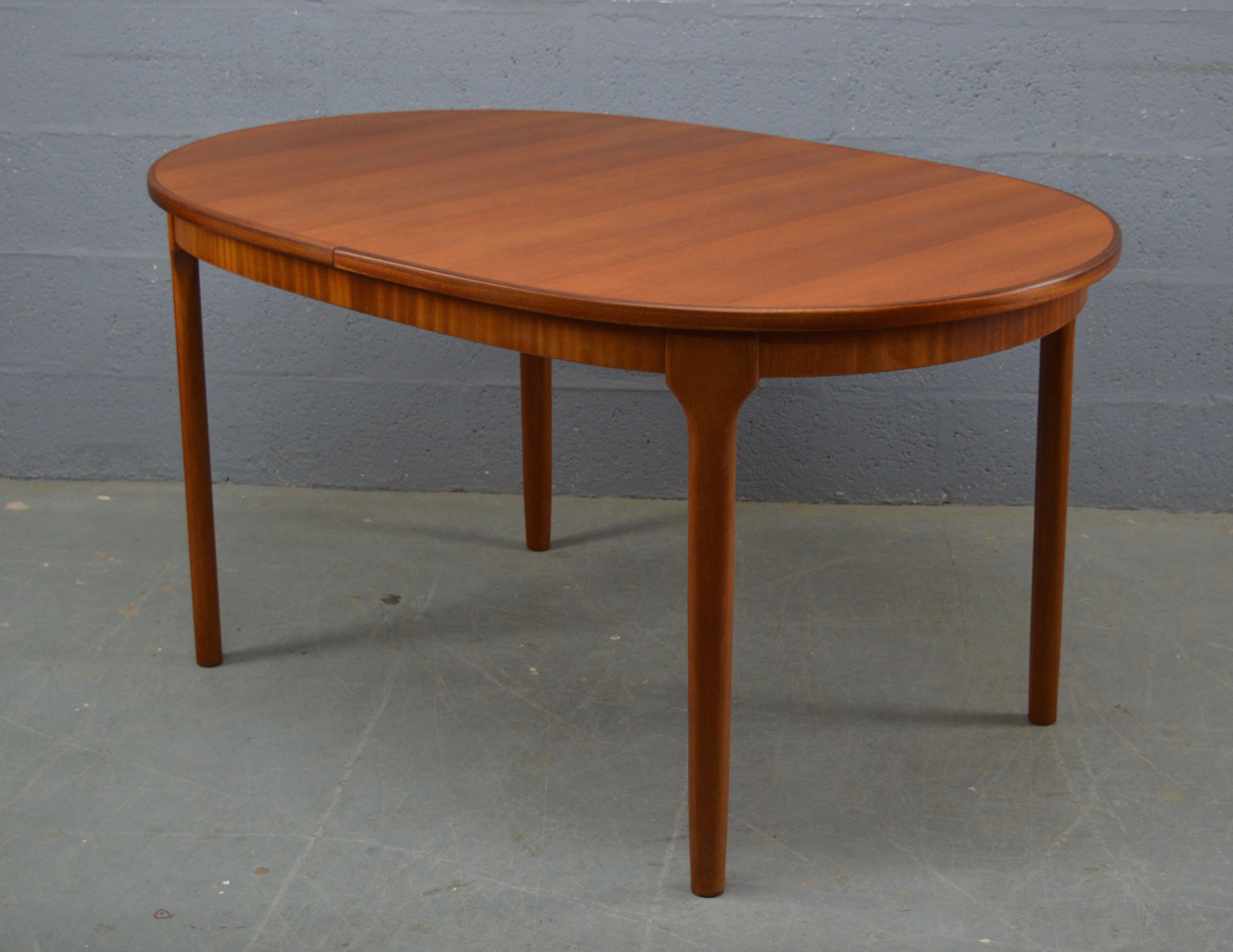 Mid century oval dinning table by Mcintosh