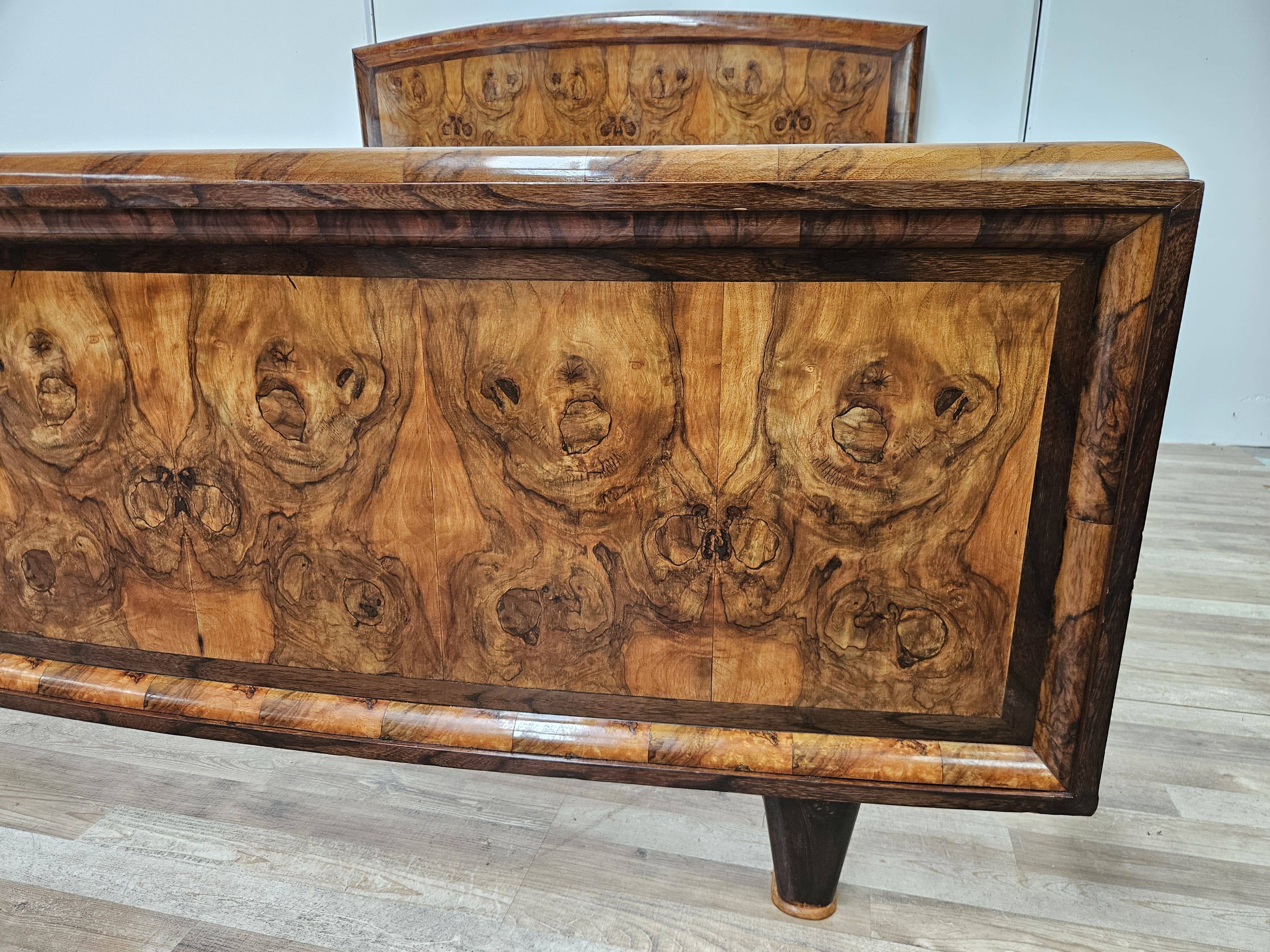 Tuscan Art Decò double bed from the 1940s