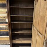 Walnut mirrored cabinet