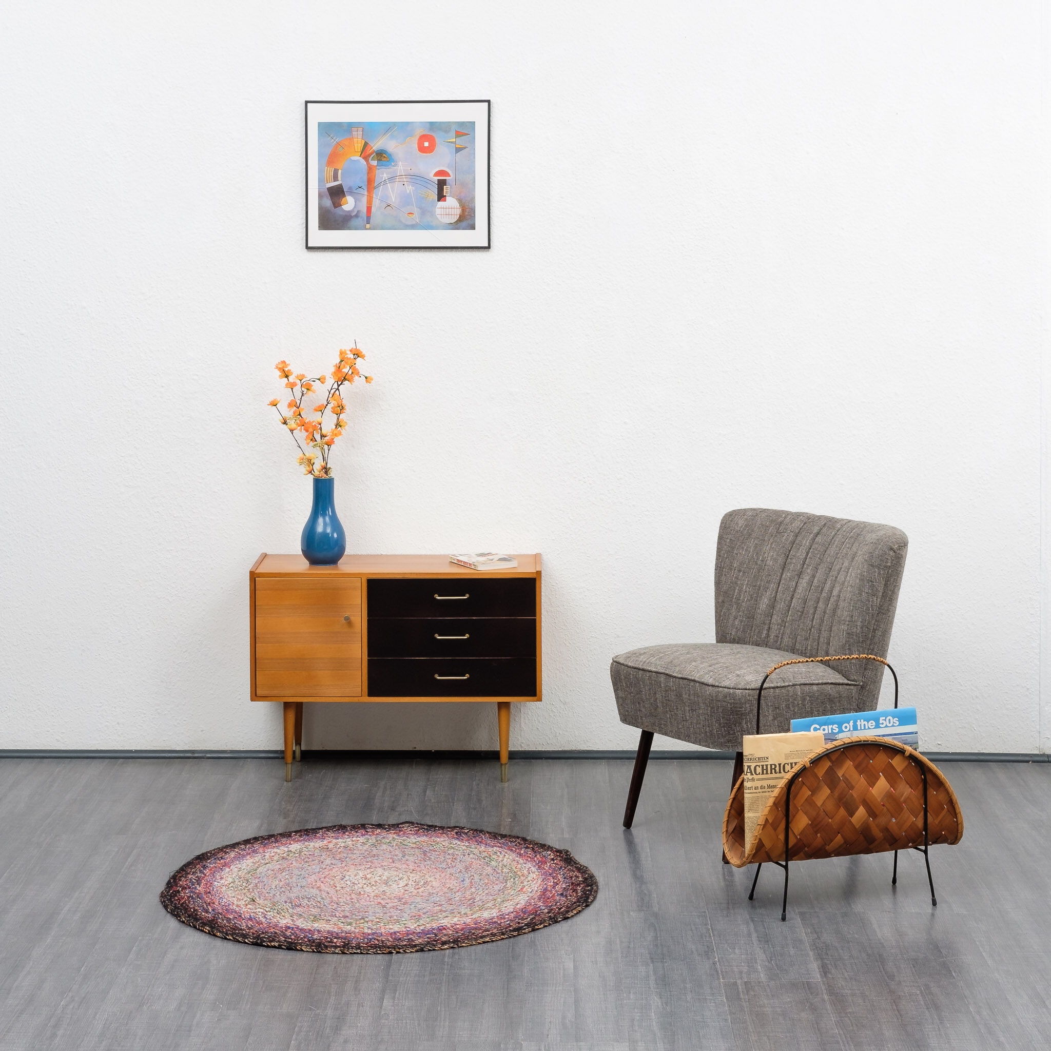 Dresser vintage ash wood, 50 years