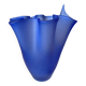 Cobalt blue blown glass vase