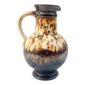 Vase Fat Lava Pichet céramique west Germany 1960 vintage style Scheurich