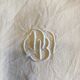 12 napkins Monogram DB