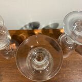 Set of 4 bistro glasses early XX century