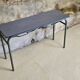 Double school desk with school bag holder