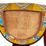 Pair of mahogany gondola chairs