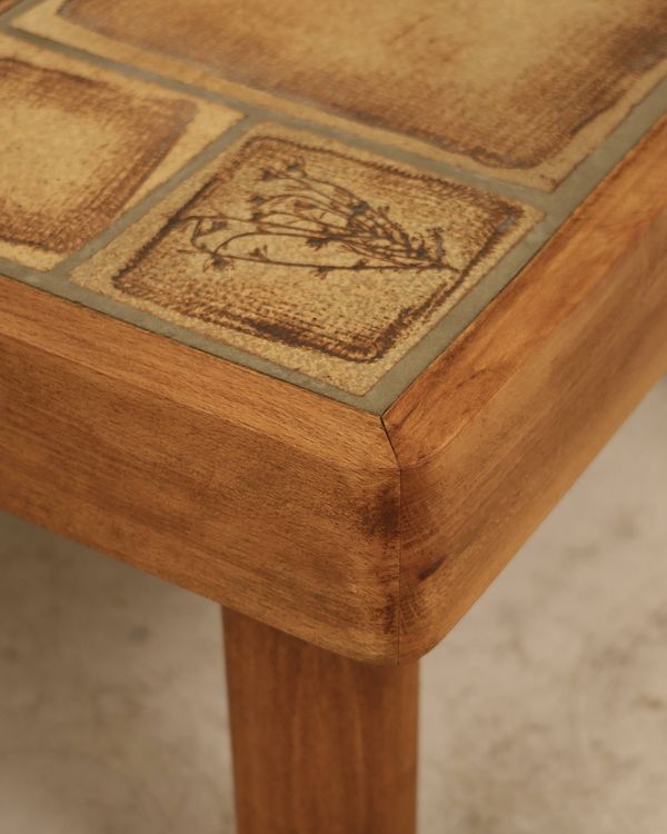 Table basse en céramique, Vallauris, France, 1970's
