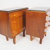Vintage Nightstands 1970s, Set of 2