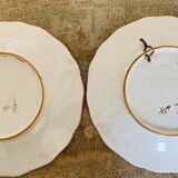 Moustiers decorative plate set of 2
