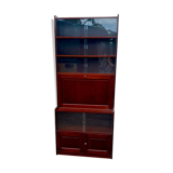 Vintage bar desk library display cabinet secretary with floors