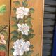 Screen 4 works in bois with peinture on papier style art de co