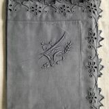 Old Smoke Gray Cotton Pillowcase