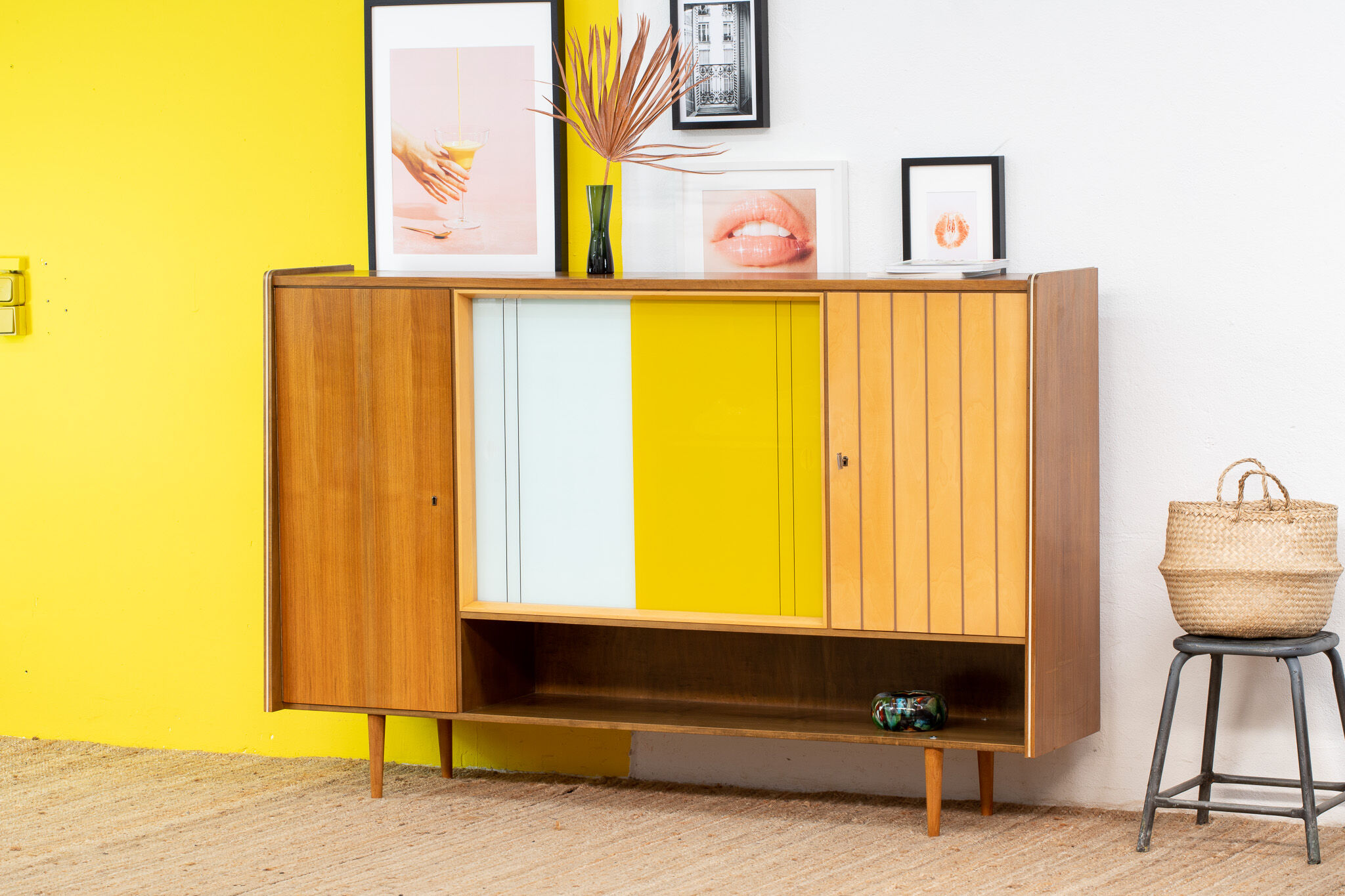 Vintage Scandinavian sideboard – 190 cm