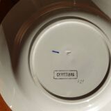 5 assiettes, plats dépareillés