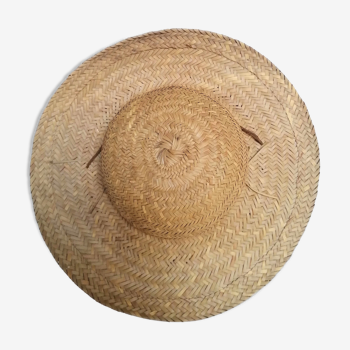 Hat natural braided fibers