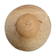 Hat natural braided fibers