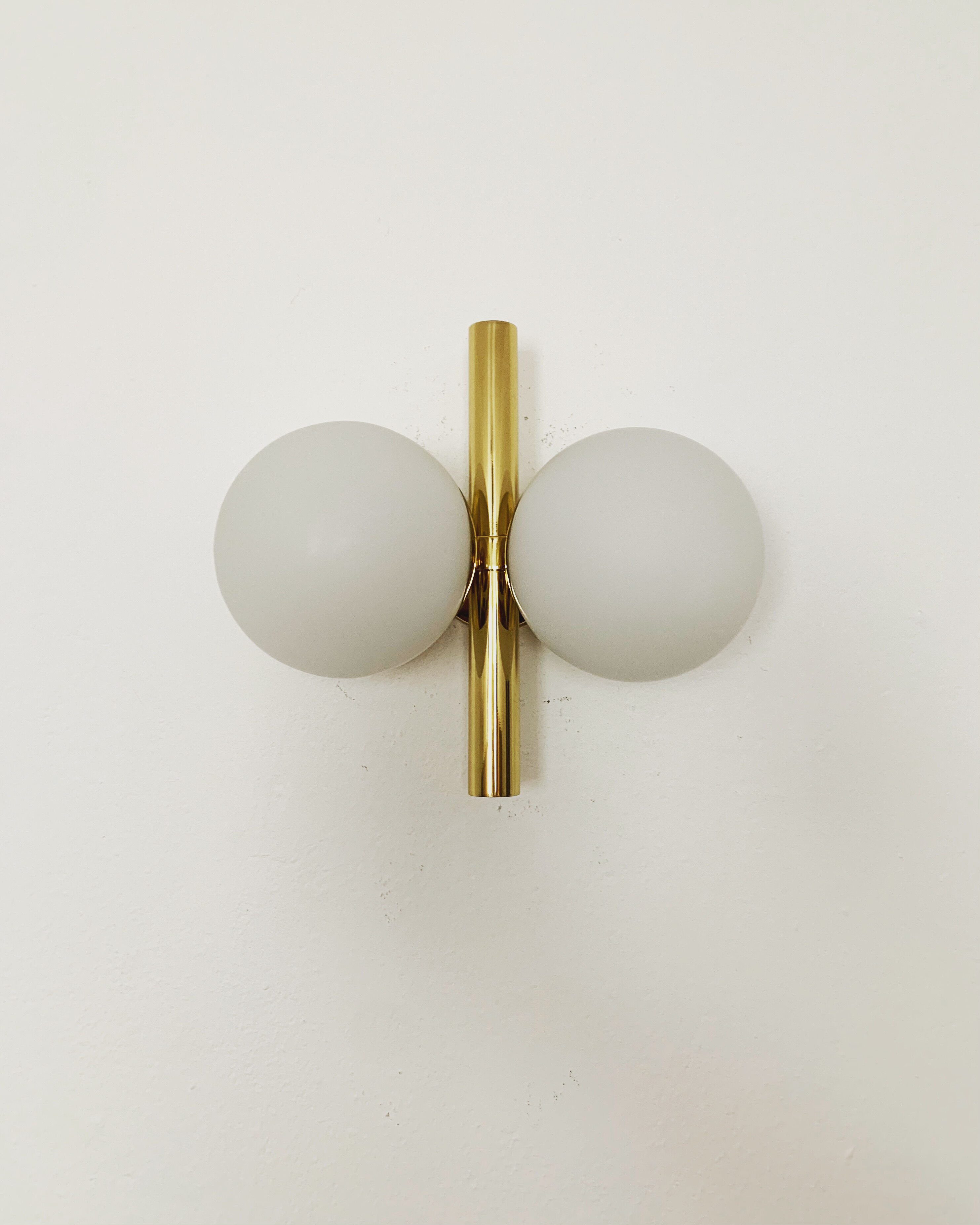 Set of 2 brass Sputnik sconces by Kaiser Leuchten