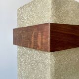 Teak and perspex pendant light from the 60s