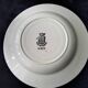6 deep plates in Saint Amand earthenware Art Deco style
